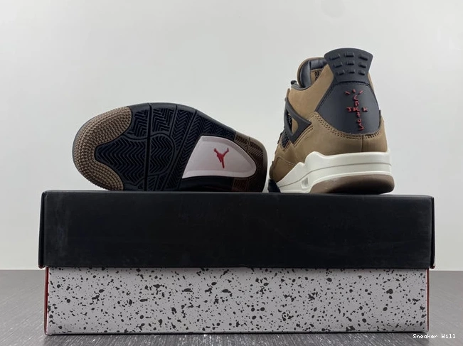 AJ4- Olive Jordan 3896 837 Retro GoAnywhere 4 Scott Travis 0601